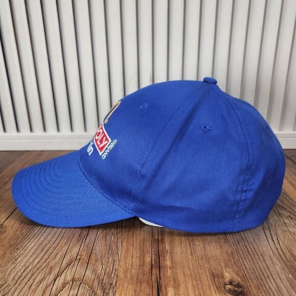 McDonald's Monopoly 2012 Hat Cap Strap Back Blue Promotion Employee Embroidered - Picture 6 of 11